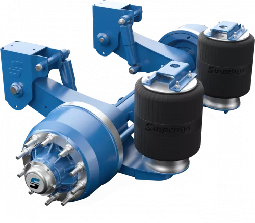 Eixo com Braços Suspensão Pneumática